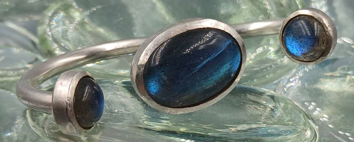 Unique Sterling Silver Double Ring