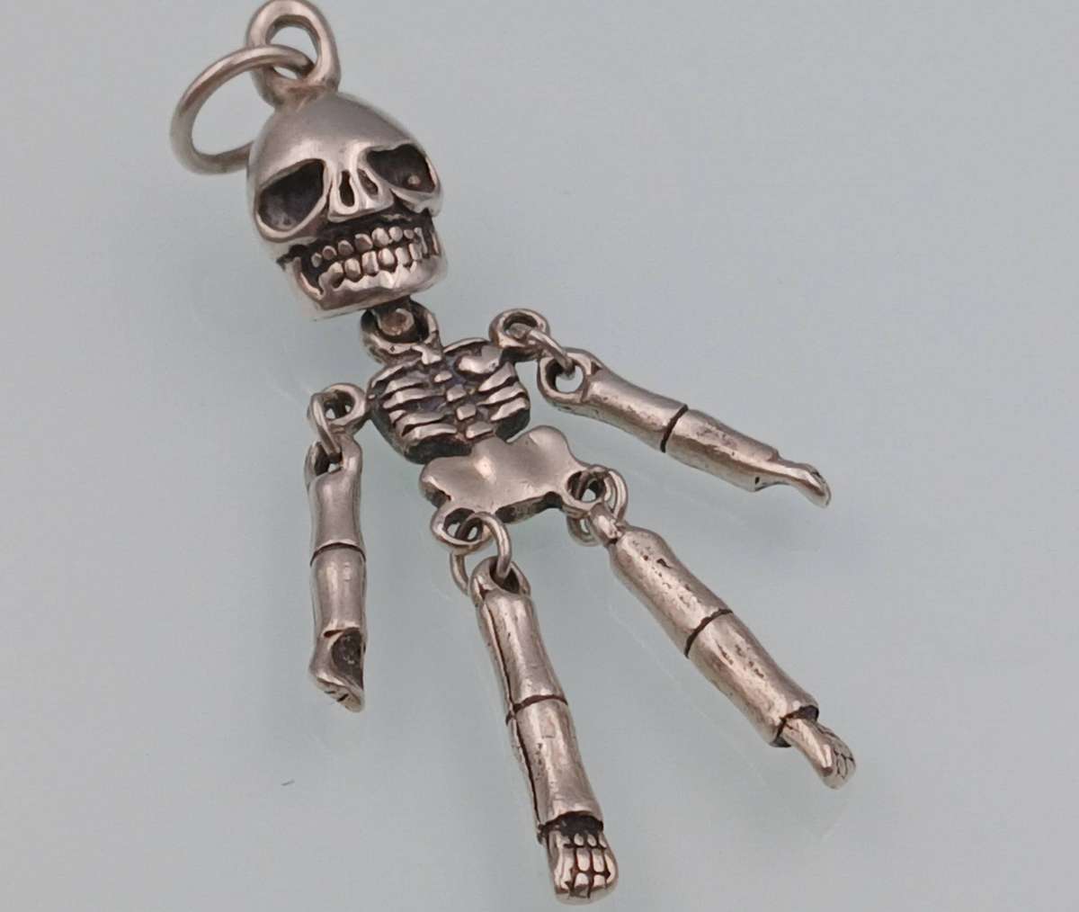 Sterling Silver Skeleton Pendant