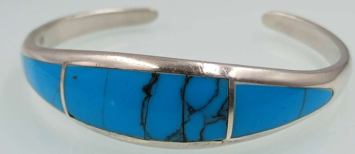 Turquoise Sterling Silver Bangle