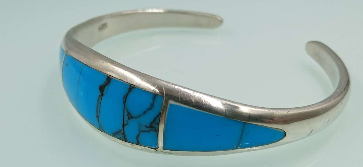 Turquoise Sterling Silver Bangle