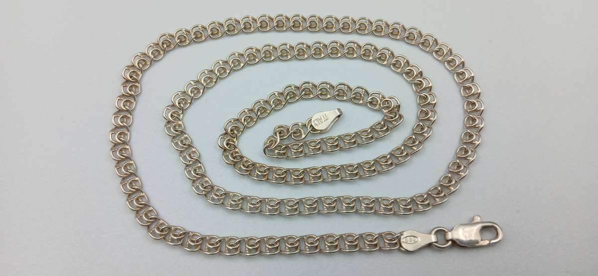 Unusual Sterling Silver Chain