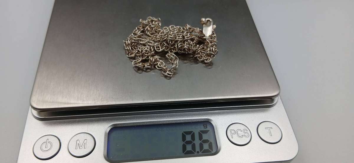 Unusual Sterling Silver Chain