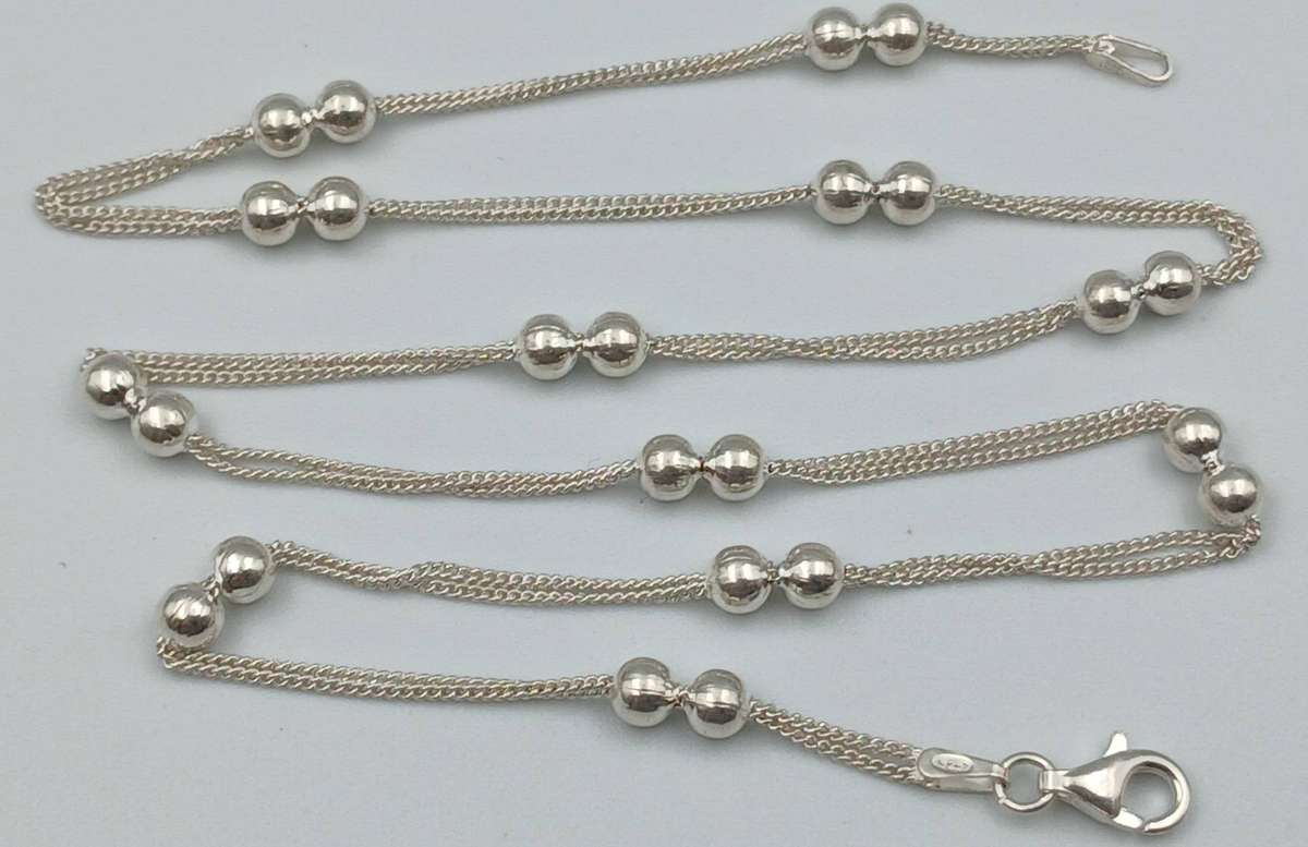 Sterling Silver Ball Chain Necklace