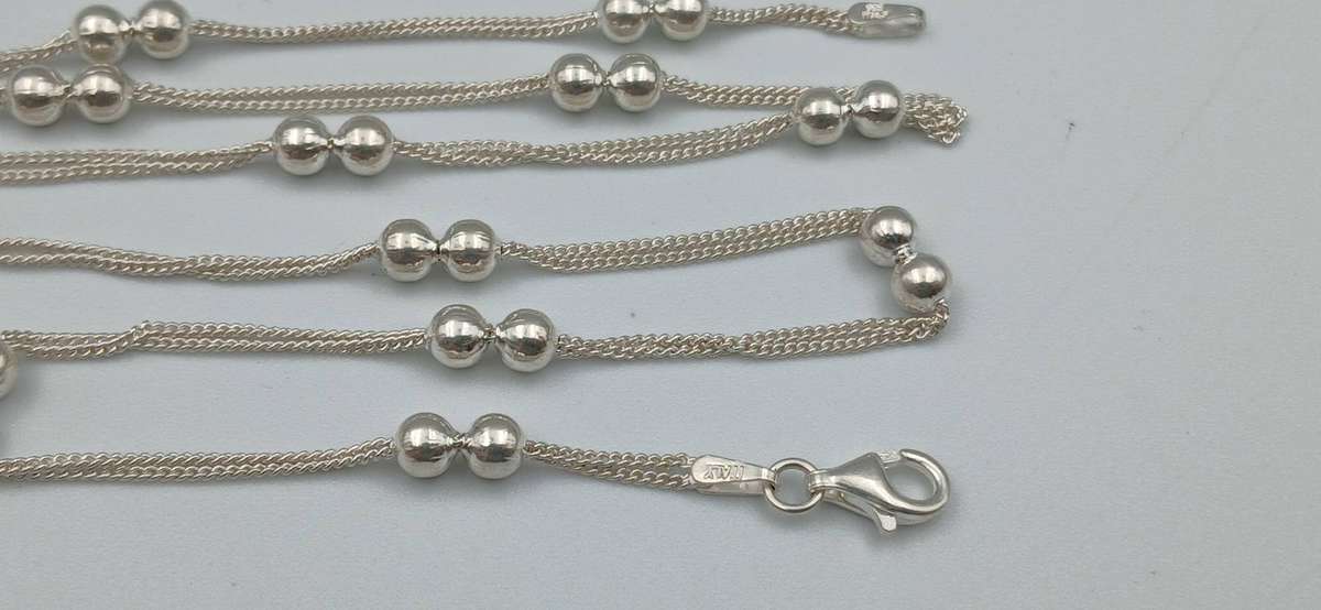 Sterling Silver Ball Chain Necklace