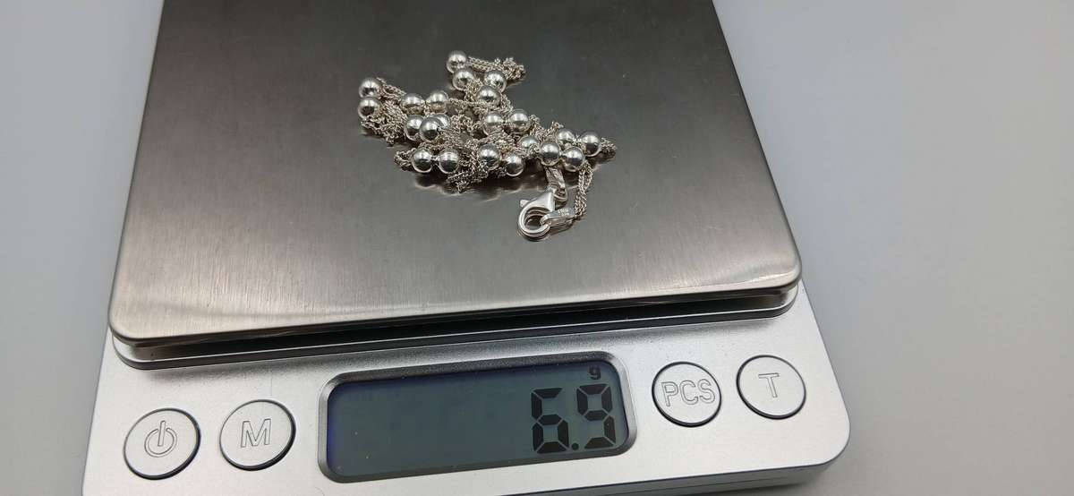 Sterling Silver Ball Chain Necklace