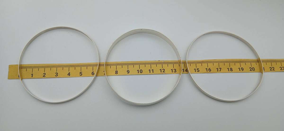 Lot of 3 Sterling Silver Bangles