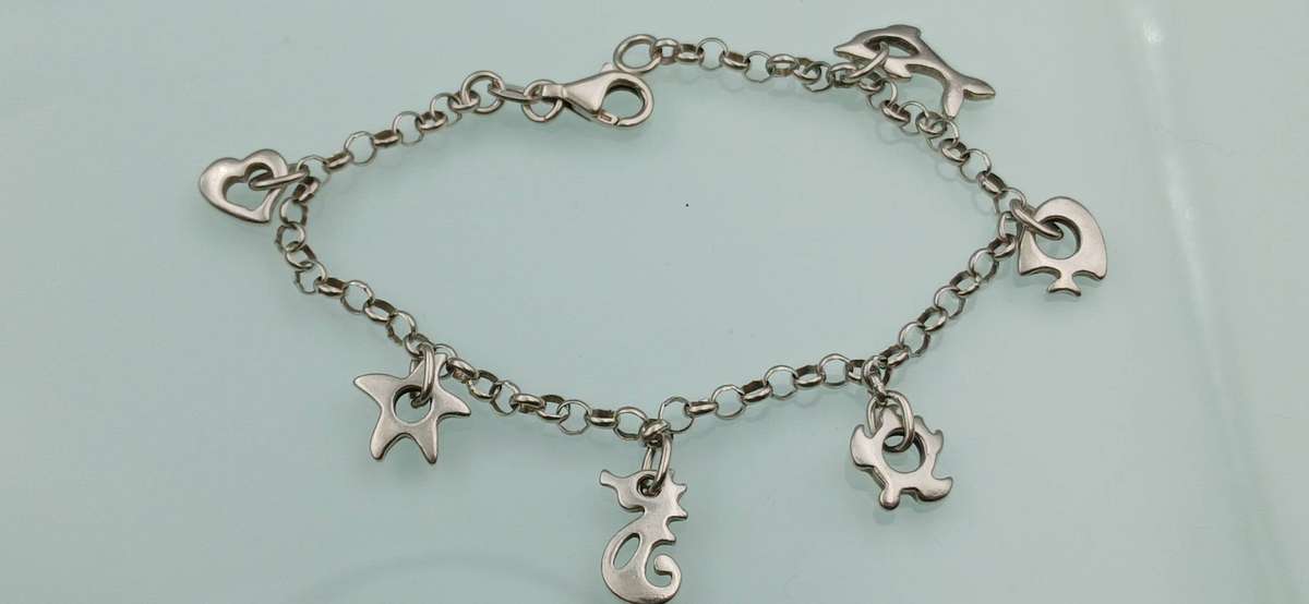 Sterling Silver Charm Bracelet