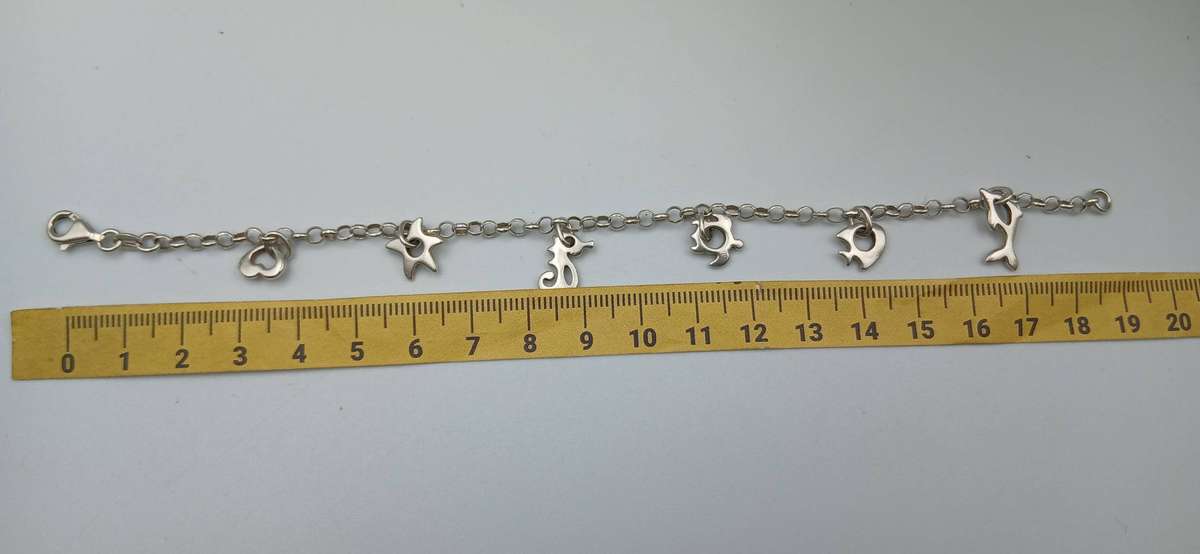 Sterling Silver Charm Bracelet