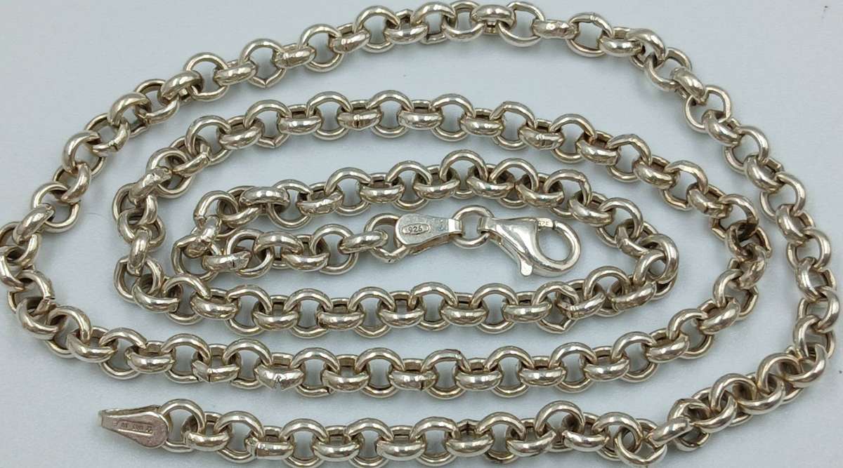 Sterling Silver Belcher Chain Necklace