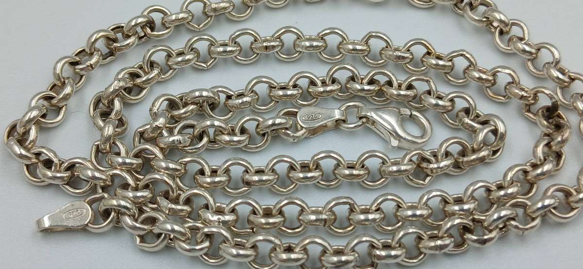 Sterling Silver Belcher Chain Necklace