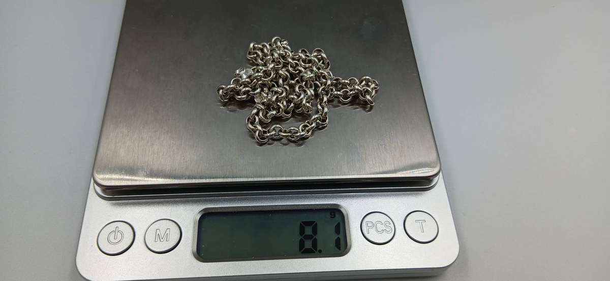 Sterling Silver Belcher Chain Necklace