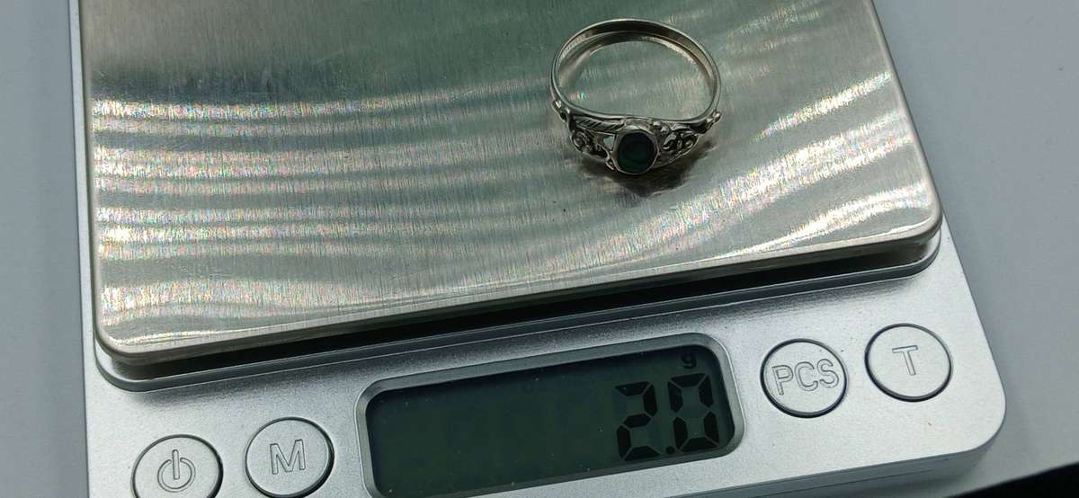 Paua Shell Sterling Silver Ring