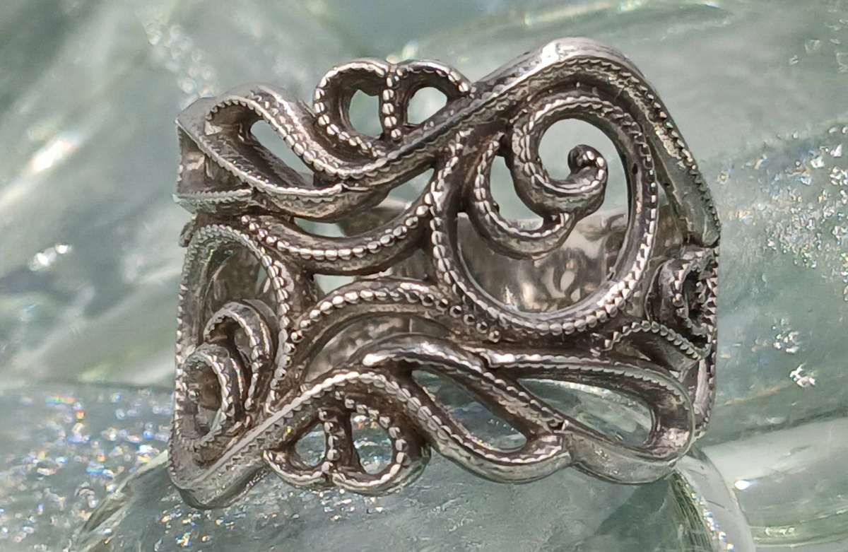 Filigree Sterling Silver Ring