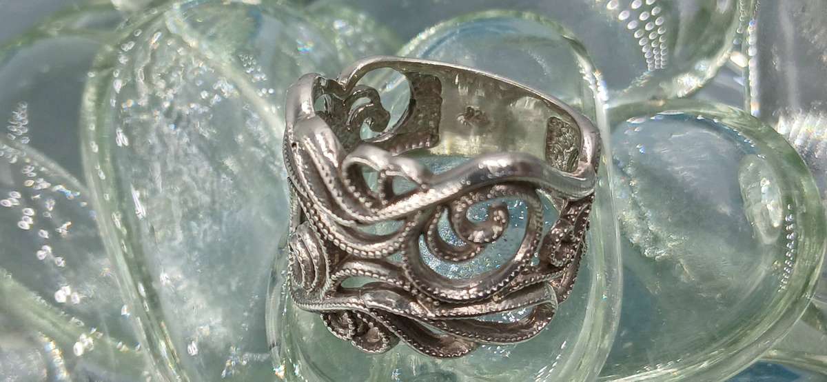 Filigree Sterling Silver Ring