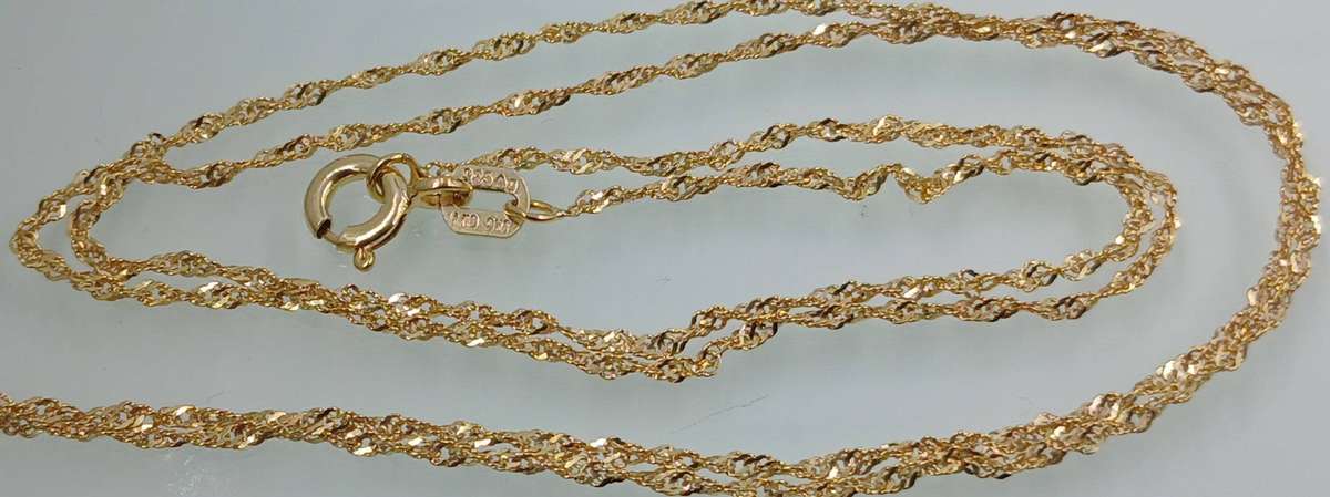 1/10 9ct Sterling Silver Shain Necklace