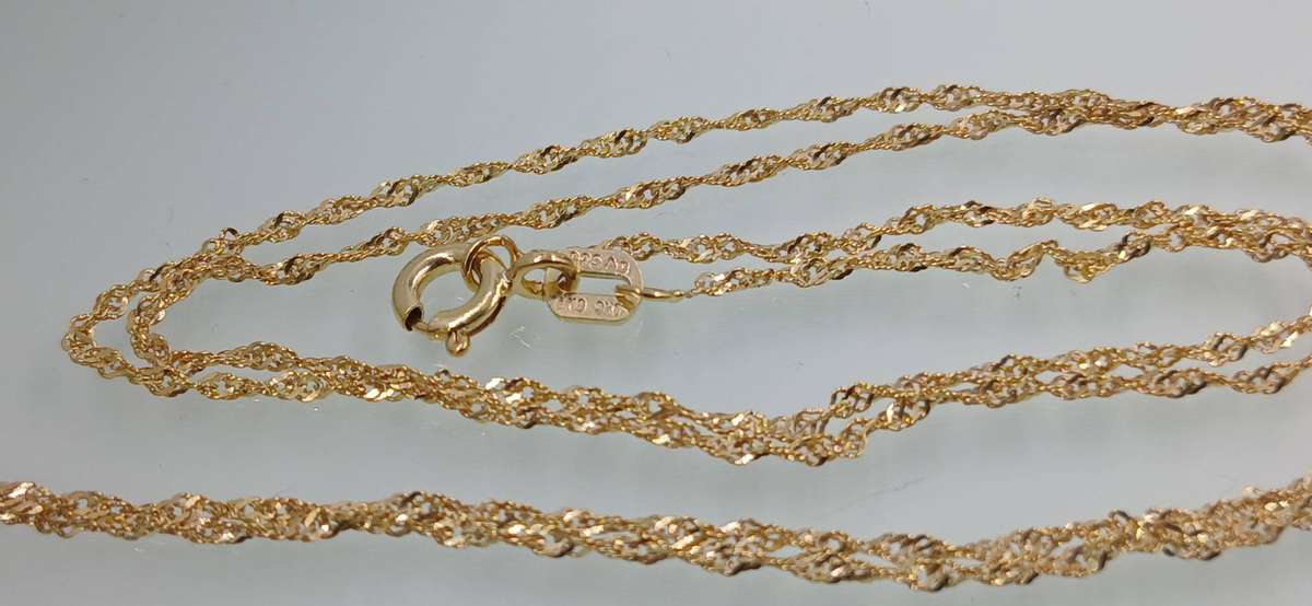 1/10 9ct Sterling Silver Shain Necklace