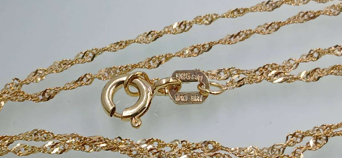 1/10 9ct Sterling Silver Shain Necklace