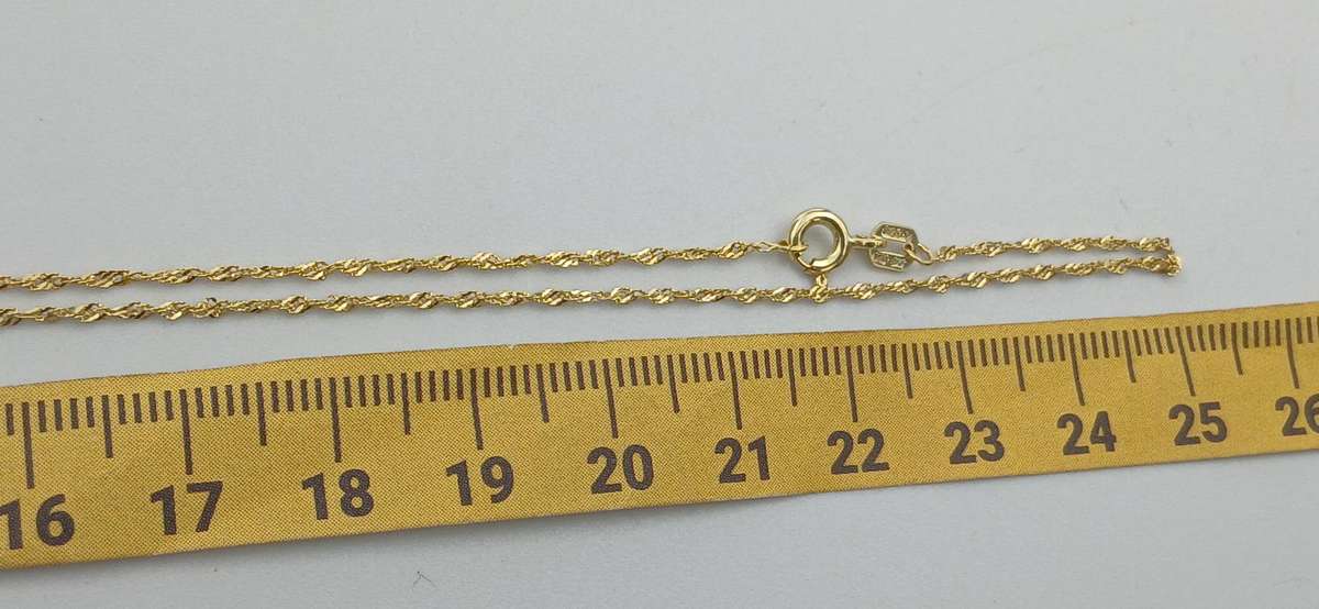 1/10 9ct Sterling Silver Shain Necklace