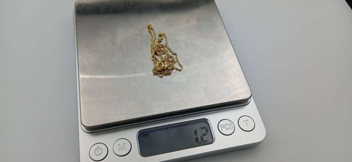 1/10 9ct Sterling Silver Shain Necklace