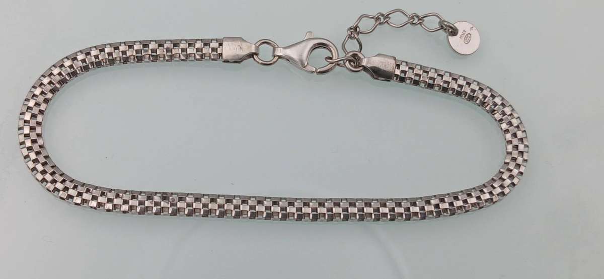 Mesh Sterling Silver Bracelet
