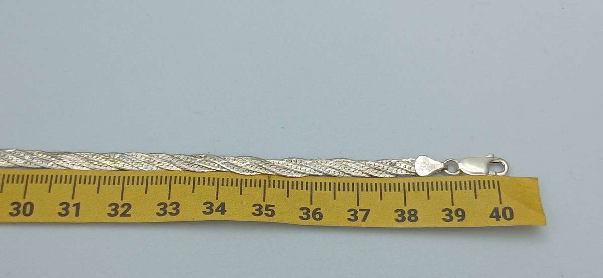 Braided Sterling Silver Necklace