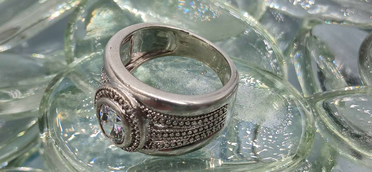 Wide Sterling Silver Ring