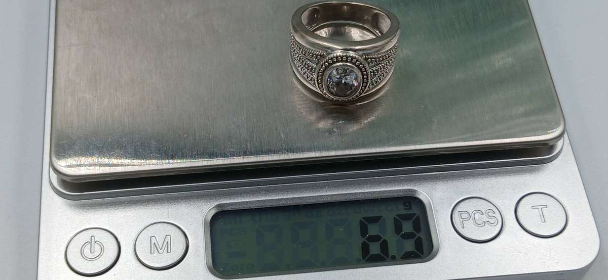 Wide Sterling Silver Ring