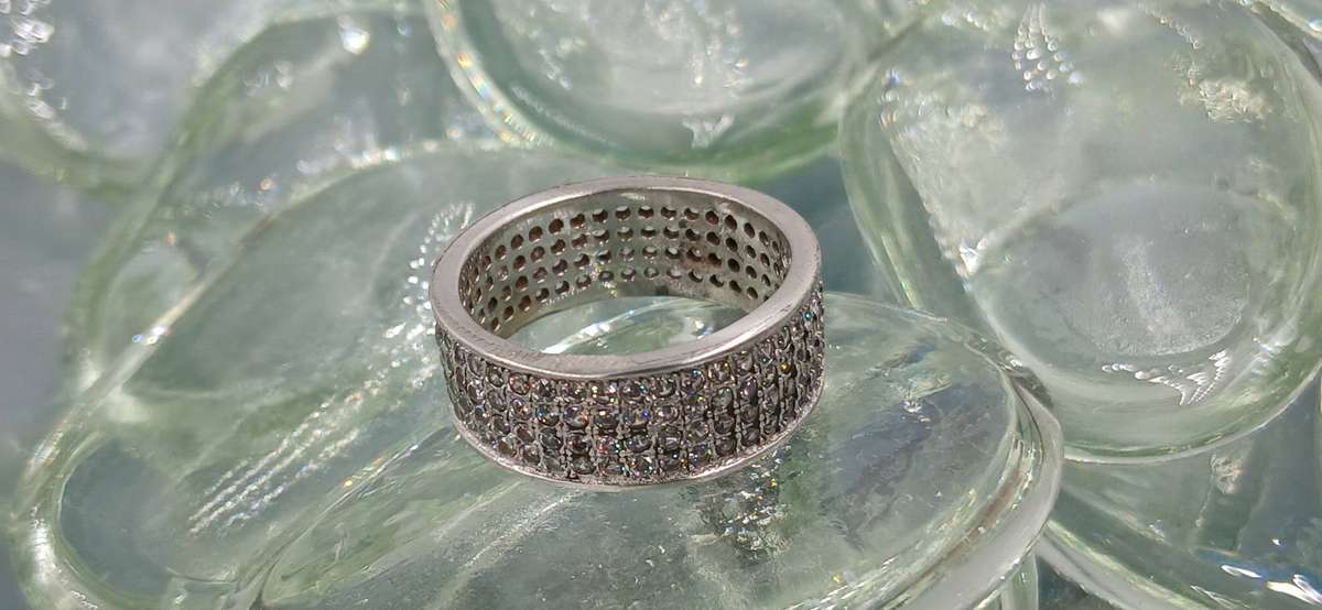 Eternity Sterling Silver Band Ring