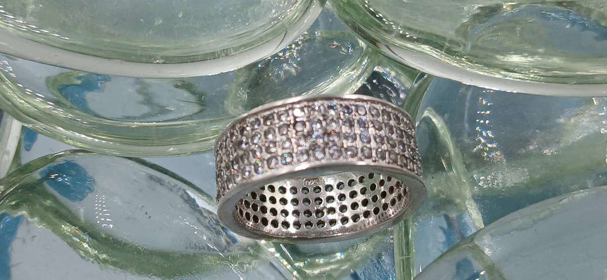 Eternity Sterling Silver Band Ring