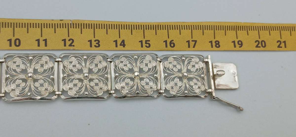 Beautiful Filigree Silver /.800/ Bracelet