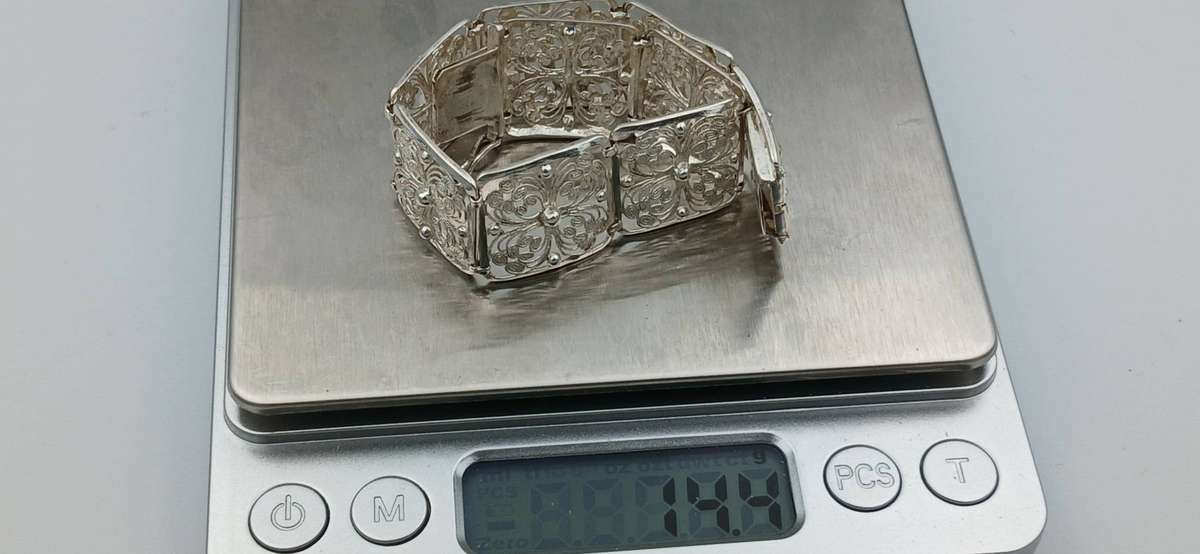 Beautiful Filigree Silver /.800/ Bracelet