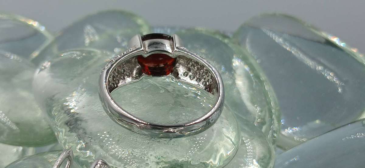 Elegant Sterling Silver Set \Earrings & Ring\