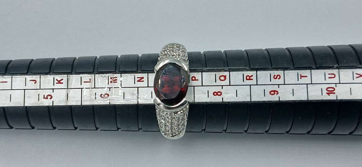 Elegant Sterling Silver Set \Earrings & Ring\