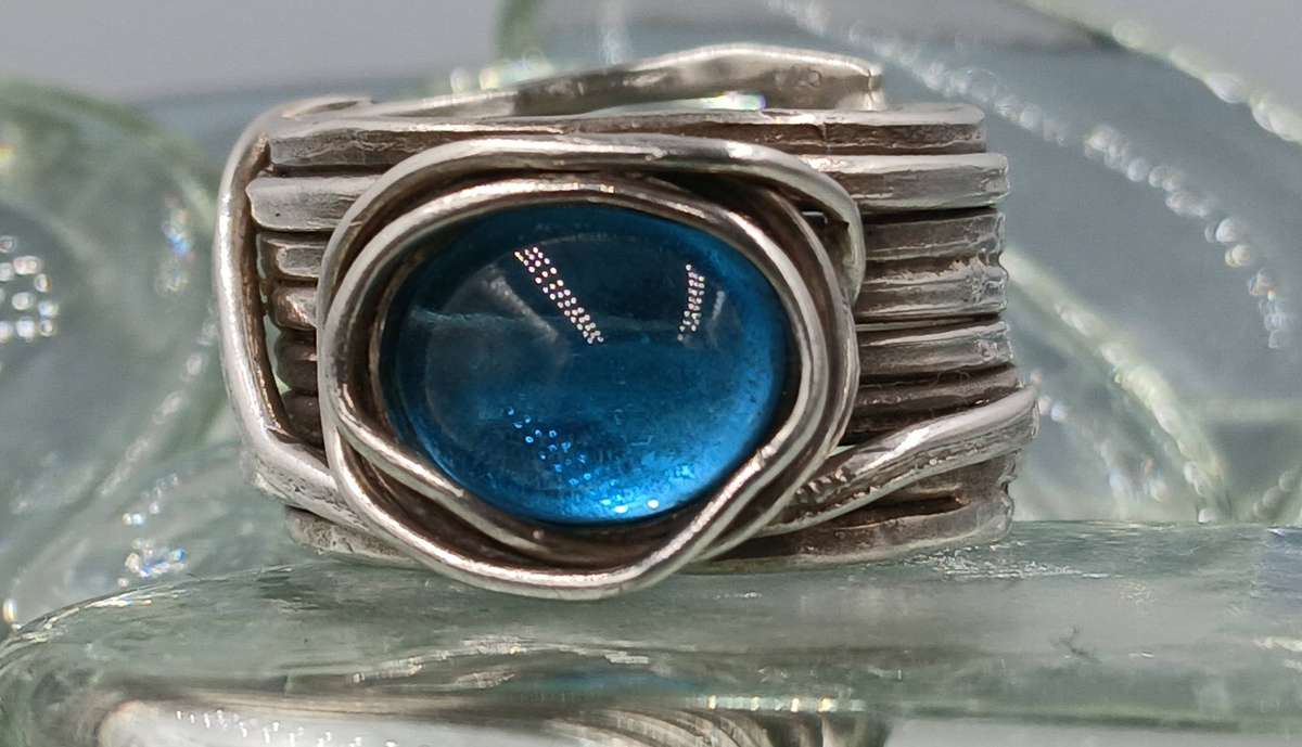 Unusual Sterling Silver Ring