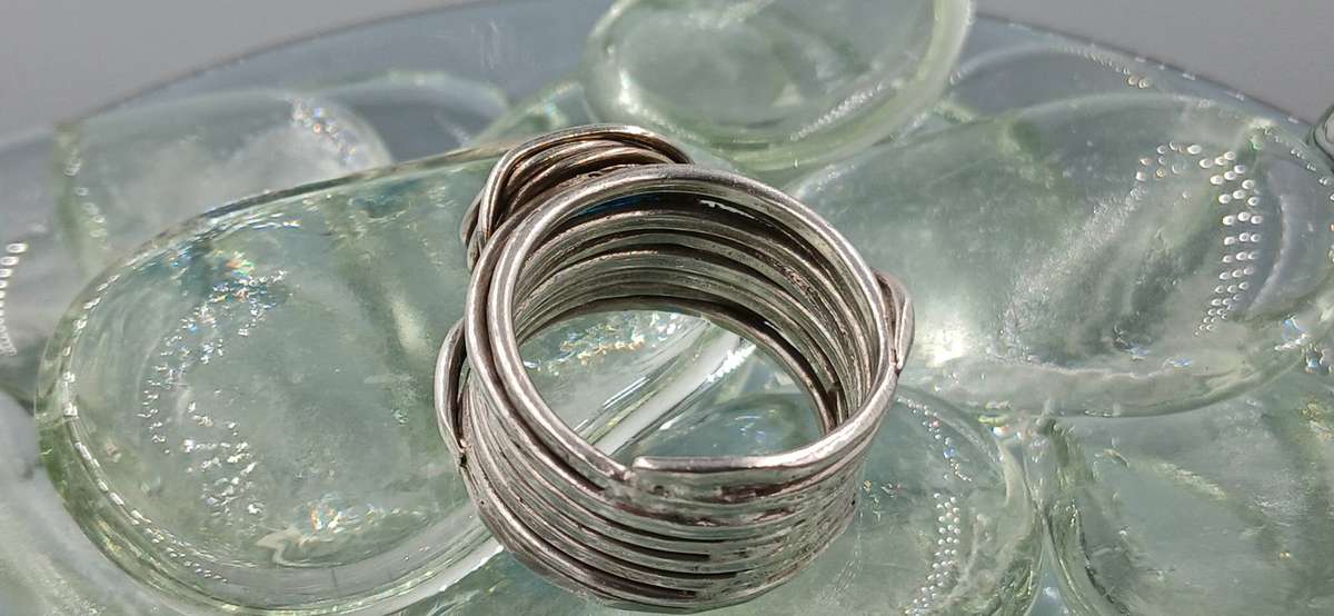 Unusual Sterling Silver Ring