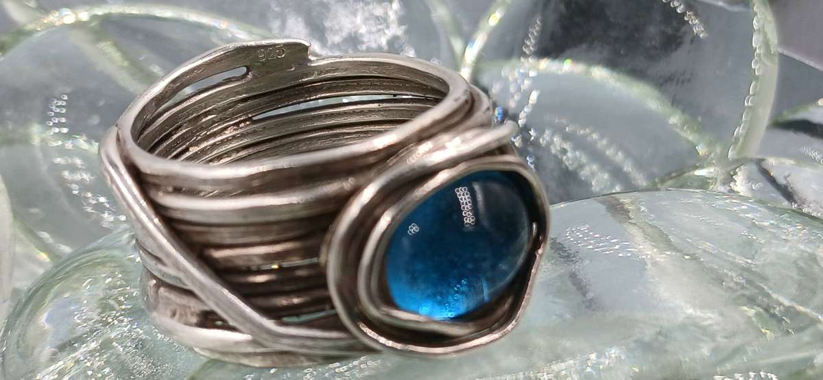 Unusual Sterling Silver Ring
