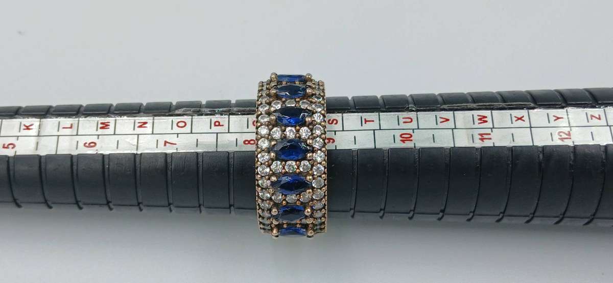 Vintage Two Tones Sterling Silver Ring