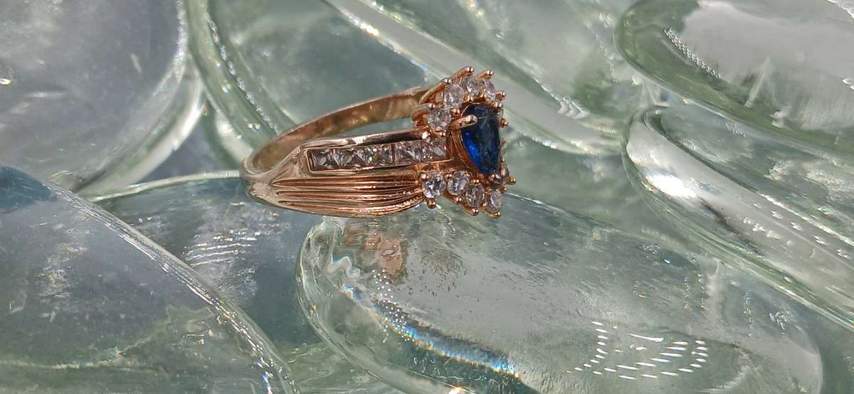 Sterling Silver Ring/Gilded/