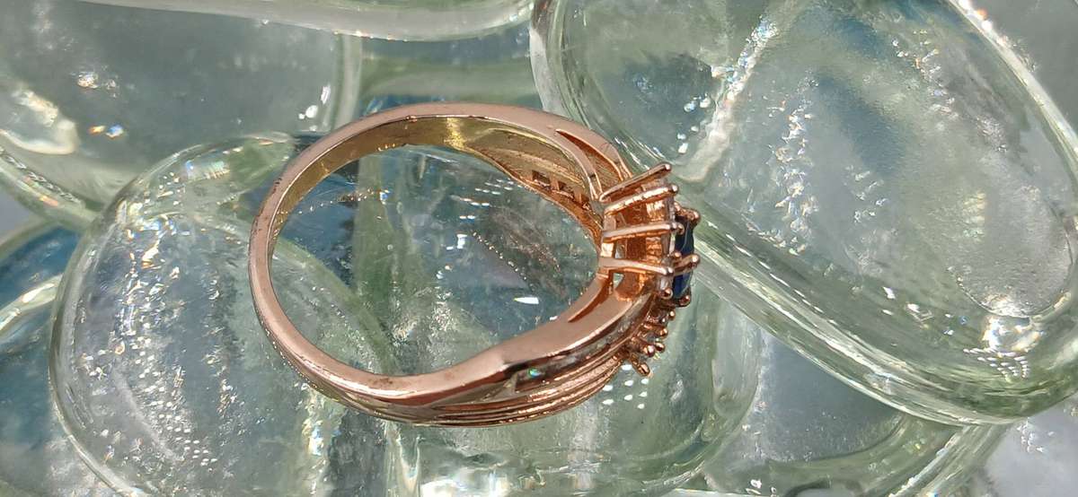 Sterling Silver Ring/Gilded/