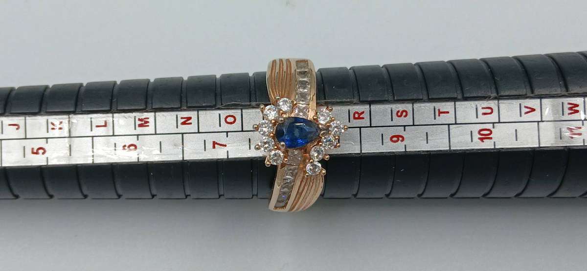 Sterling Silver Ring/Gilded/