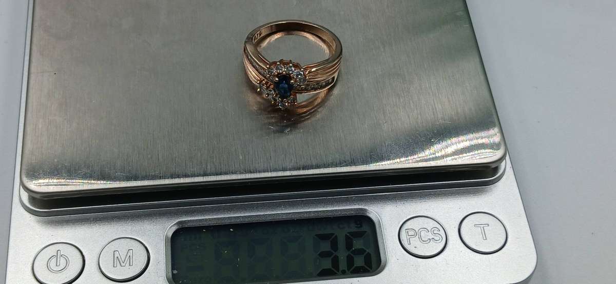 Sterling Silver Ring/Gilded/