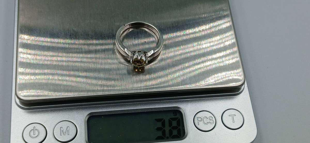 Beautiful Sterling Silver Ring with Citrine