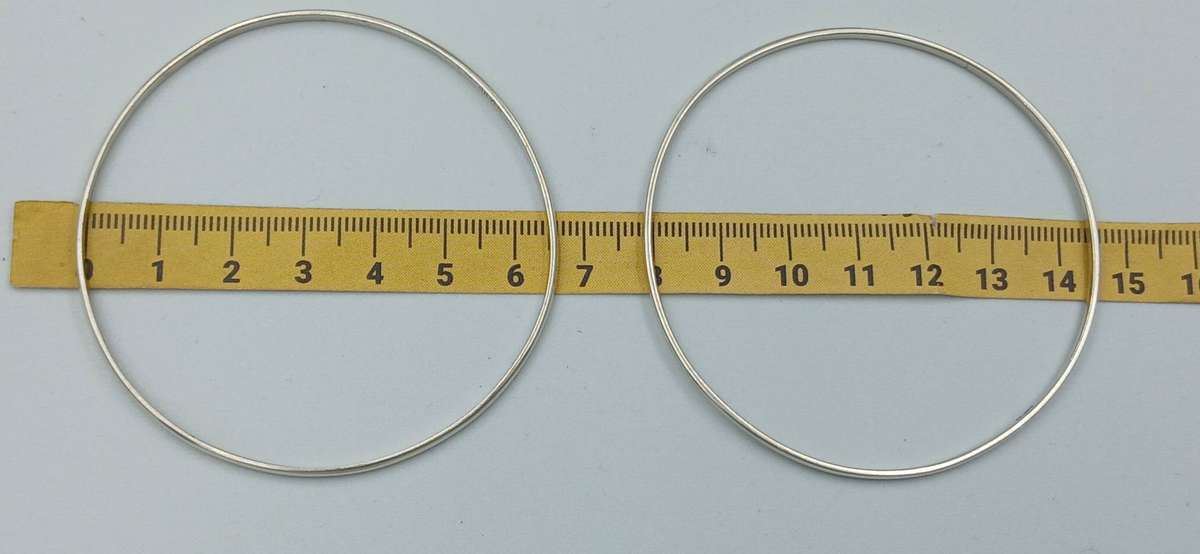 Lot of 2 Sterling Silver Bangles