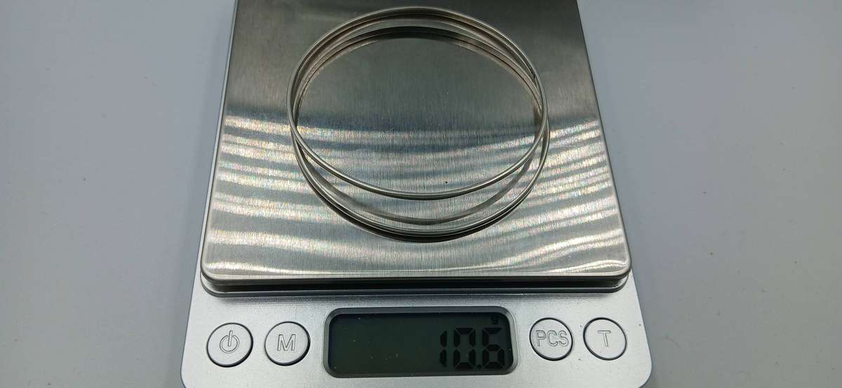 Lot of 2 Sterling Silver Bangles