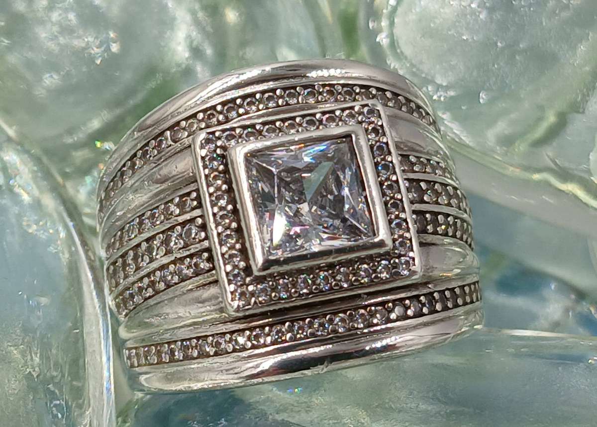 Wide Sterling Silver Ring