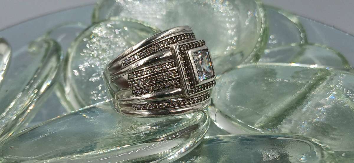 Wide Sterling Silver Ring