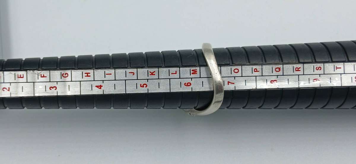 Abstract Sterling Silver Ring