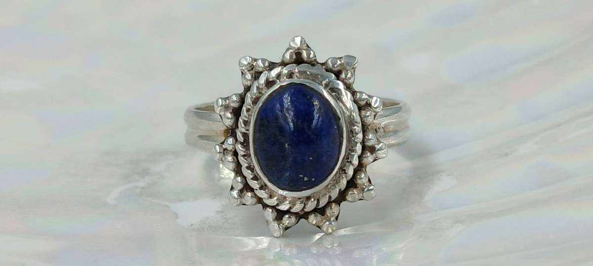 Lapis Lazuli Sterling Silver Ring