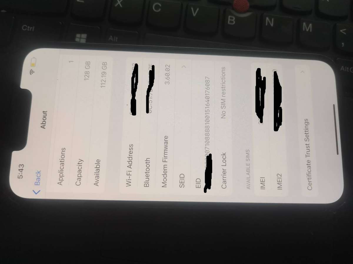 iPhone 14 (128GB, Navy Blue)