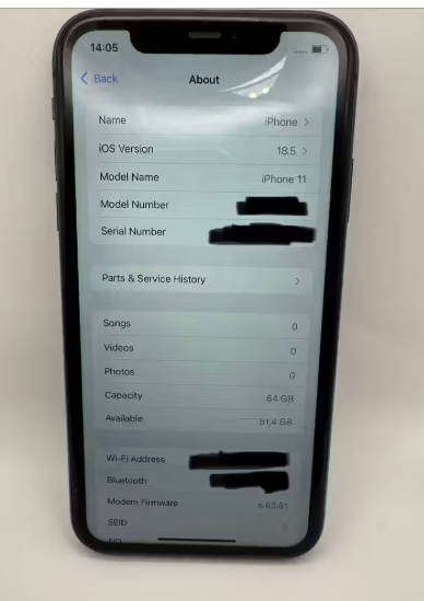 iPhone 11 (64GB, Black) - Fully Functional